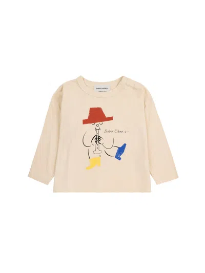 Bobo Choses Mini Magic Flute Player T-shirt In White