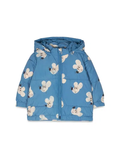 Bobo Choses Mini Mouse Allover Hooded Anorak In Multicolour