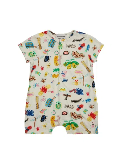 Bobo Choses Mini Organic Cotton Romper In White