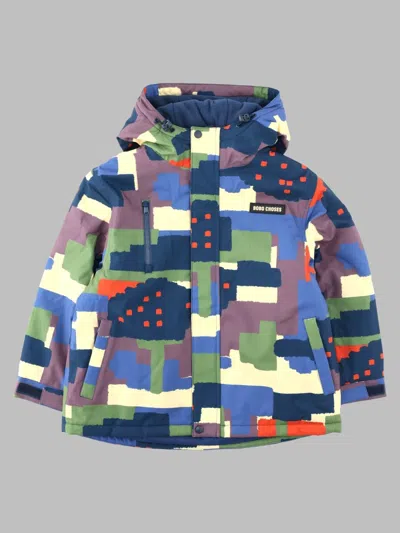 Bobo Choses Mini Paint Forest All-over Ski Anorak In Blue