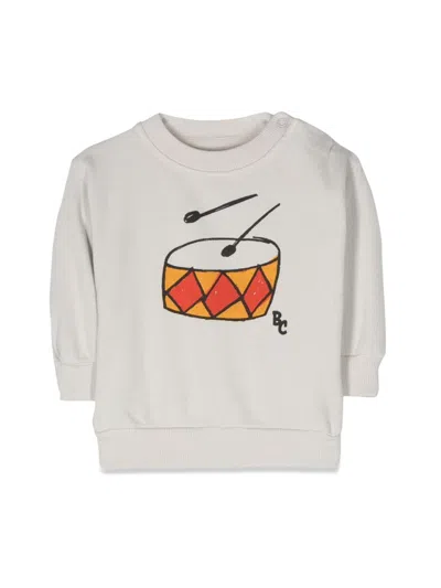 Bobo Choses Baby Play The Drum Sweatshirt In Beige