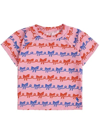 Bobo Choses Mini Ribbons Costume T-shirt In Pink