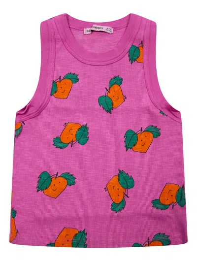 Bobo Choses Mini Top For A Bright Summer Adventure In Purple