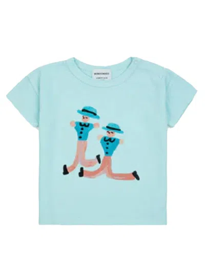 Bobo Choses Mini Unisex T-shirt In Azure