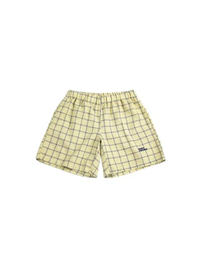 Bobo Choses Mini Woven Bermudashorts In Yellow