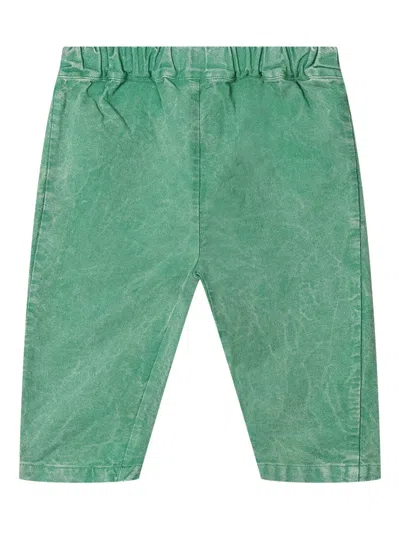 Bobo Choses Mini Woven Trousers In Green