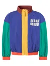 Bobo Choses Mini Zip-up Jacket With Logo In Multicolor