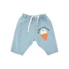 Bobo Choses 'morning Egg' Light Denim Pants Kids In Blue
