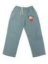 Bobo Choses Morning Egg Light Denim Pants In Light Blue