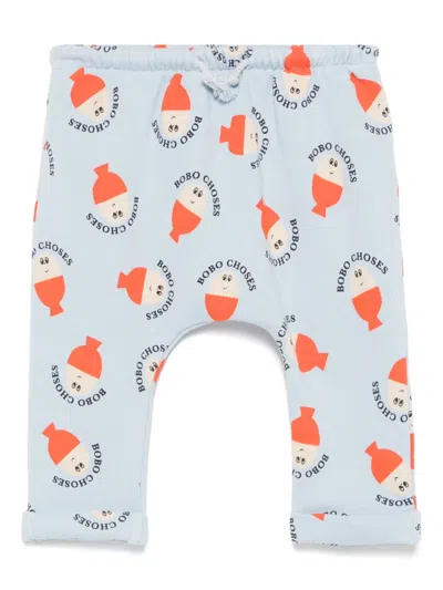 Bobo Choses Babies' Morning Egg Trousers In Blue