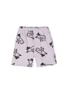 Bobo Choses Mr Birdie All Over Bermuda Shorts In Multi
