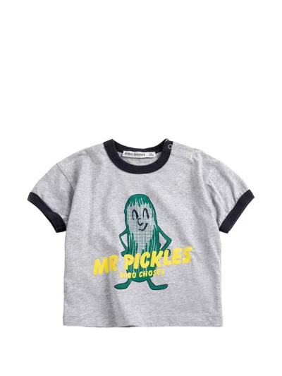 Bobo Choses Babies' Mr Pickles Print T-shirt In Gray