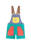 Bobo Choses Multicolor Dungarees For Kids In Multicolor