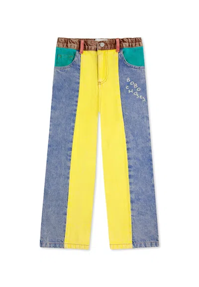 Bobo Choses Multicolor Jeans For Kids With Logo