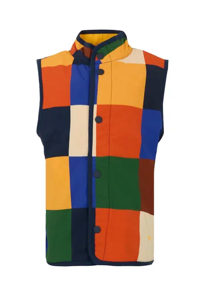 Bobo Choses Kids' Multicolor Reversible Vest For Boy With Logo