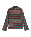 Bobo Choses Multicolor Striped Turtleneck T-shirt In Multi