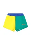 Bobo Choses Baby Colorblock Swim Trunks In Multicolor
