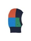 Bobo Choses Multicolor "tiles" Balaclava In Blue
