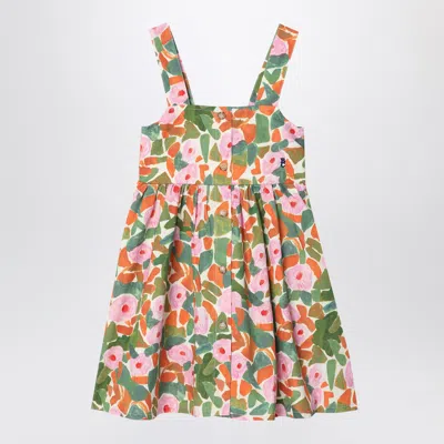 Bobo Choses Floral Print Mini Dress With Multicolored Pattern