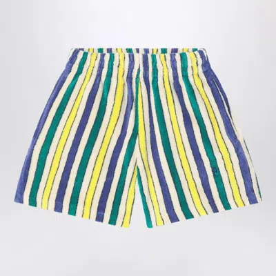 Bobo Choses Multicolour Striped Terry Shorts In Multicolor