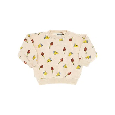 Bobo Choses Kids' Mush Monster Duo Print Sweatshirt In Neutral