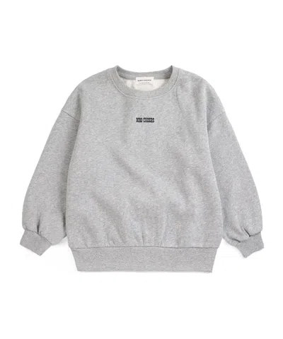 Bobo Choses Kids' Mush Monster Duo Sweatshirt In Gray