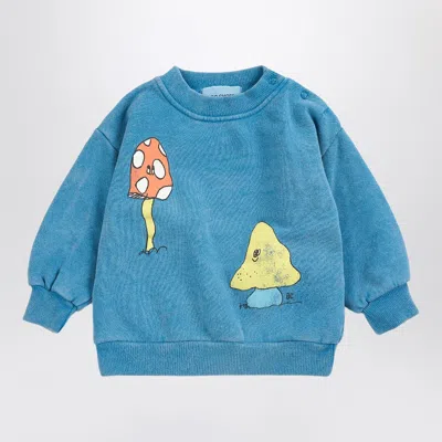 Bobo Choses Mush Monster Duo Unisex Cotton Sweatshirt In Black