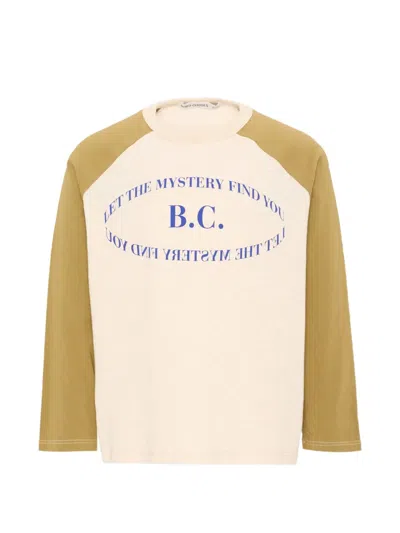 Bobo Choses Mystery Bc Long Raglan-sleeve T-shirt In Neutrals