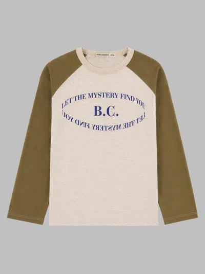 Bobo Choses Mystery Graphic Raglan Sleeve T-shirt In Green