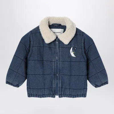 Bobo Choses Navy Blue Quilted Denim Jacket