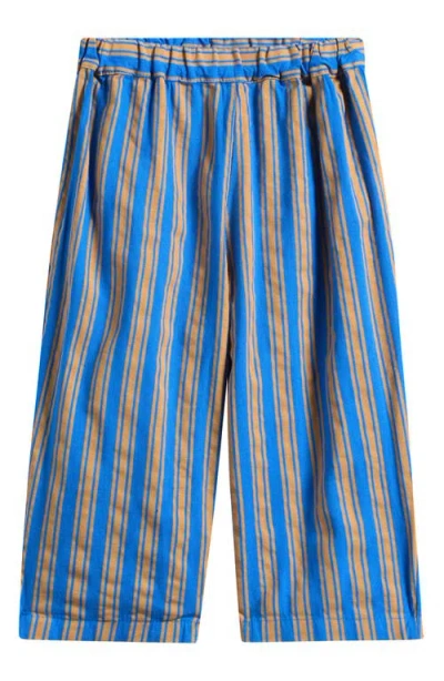 Bobo Choses Babies'  New Hairline Stripe Cotton Pants In Multi