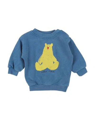Bobo Choses Babies'  Newborn Boy Sweatshirt Blue Size 3 Organic Cotton, Recycled Cotton
