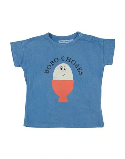 Bobo Choses Babies'  Newborn Boy T-shirt Blue Size 3 Organic Cotton