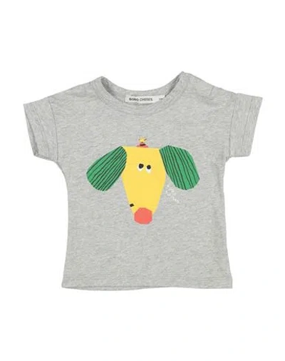 Bobo Choses Babies'  Newborn Boy T-shirt Grey Size 3 Organic Cotton In Gray