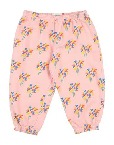 Bobo Choses Babies'  Newborn Girl Pants Pink Size 3 Organic Cotton, Elastane