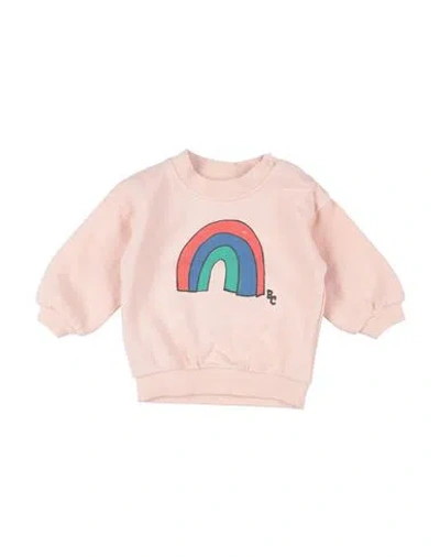 Bobo Choses Babies'  Newborn Girl Sweatshirt Blush Size 3 Organic Cotton In Pink