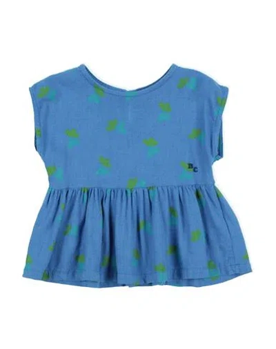 Bobo Choses Babies'  Newborn Girl Top Blue Size 3 Viscose, Linen