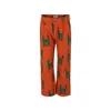 Bobo Choses Orange Jeans For Kids With Castle In Orange