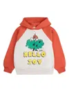Bobo Choses Organic Cotton Hoodie In White