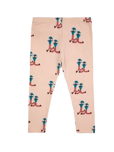 Bobo Choses Organic Cotton Mini Leggings For Baby In Pink