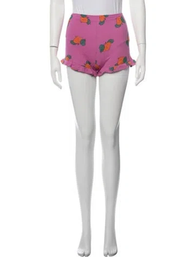 Pre-owned Bobo Choses Kids' Organic Cotton Shorts W/tags In Purple