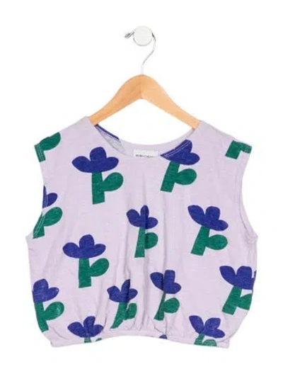 Pre-owned Bobo Choses Kids' Organic Cotton Sleeveless Top In Purple
