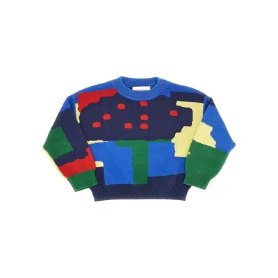 Bobo Choses Paint Forest All-over Jacquard Jumper In Multicolor