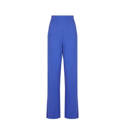 Bobo Choses Ribbed Knit Trousers In Blue