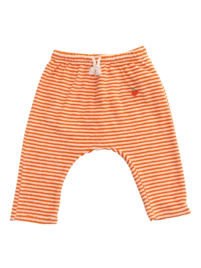 Bobo Choses Kids' Pantaloni Arancioni Da Neonato In Orange