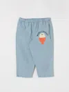 Bobo Choses Cotton Denim Pants In Denim