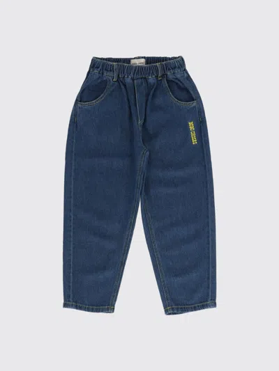 Bobo Choses Pants Kids Color Blue