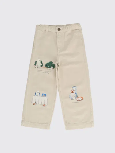 Bobo Choses Pants Kids Color White In Neutral