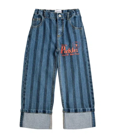 BOBO CHOSES BOBO CHOSES PICKLES STRIPED WIDE-LEG JEANS