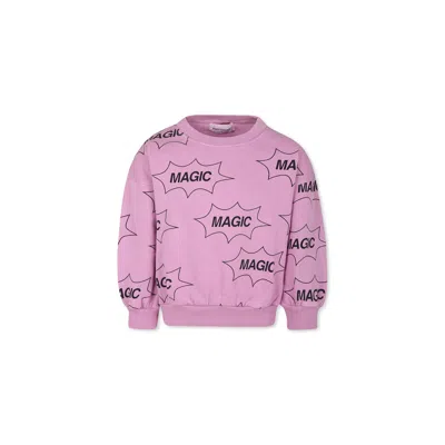 Bobo Choses Kids' Pink Sweatshirt For Girl With Writing